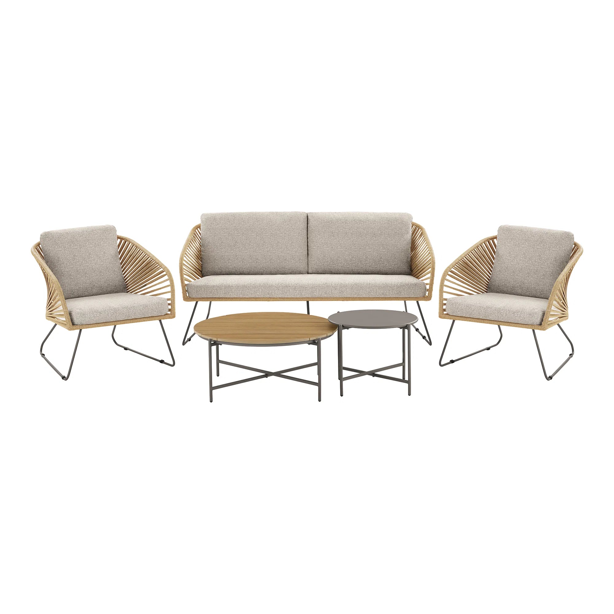 House Nordic loungesæt beige sand terrasse møbler