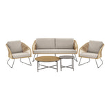 House Nordic loungesæt beige sand terrasse møbler