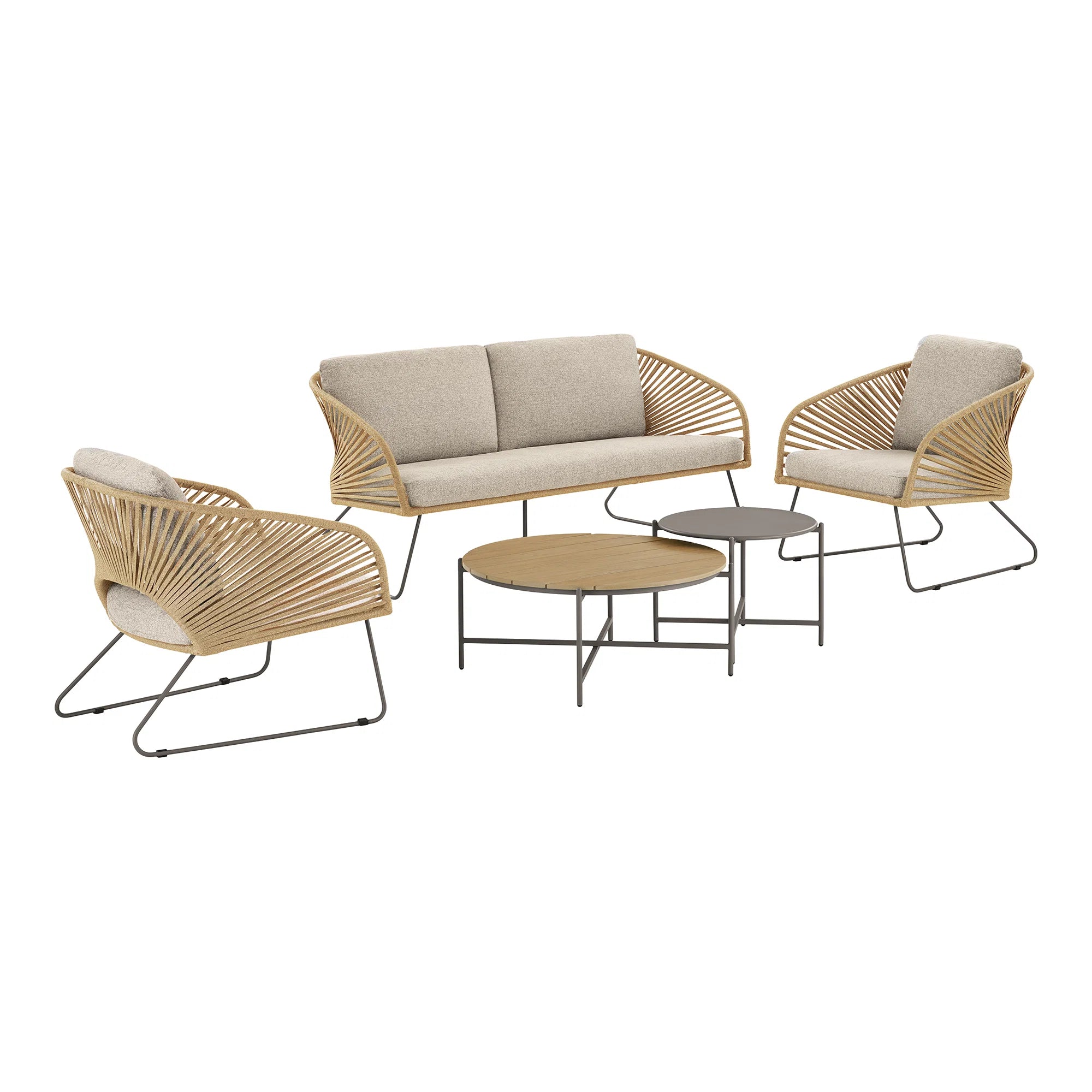 Novella loungesæt beige sand fra House Nordic