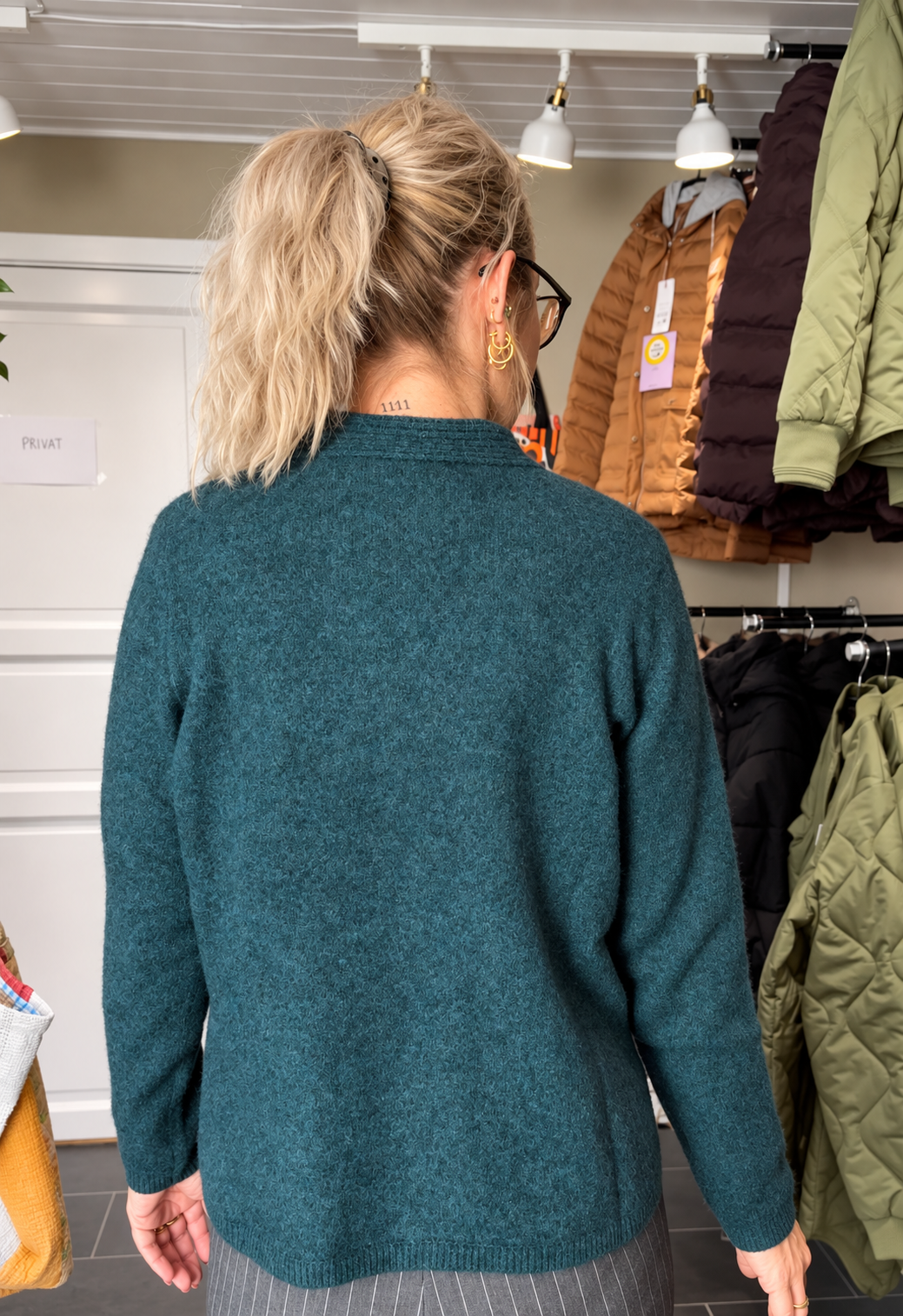 Mansted strik - Zoelle Yak Pullover – Emerald