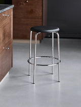 House Doctor HDComma Barstol Sort og Chrome