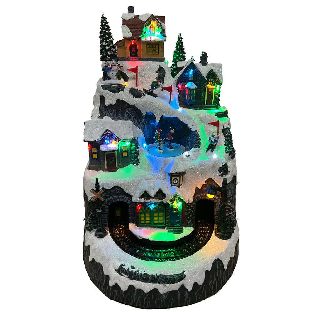 Giftland LED Musical Village – juleby med lys og bevægelse