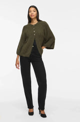 VILA VIBOWS cardigan i Forest Night