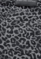 Stretch denim med løs pasform – Street One 378415 Grey Leo