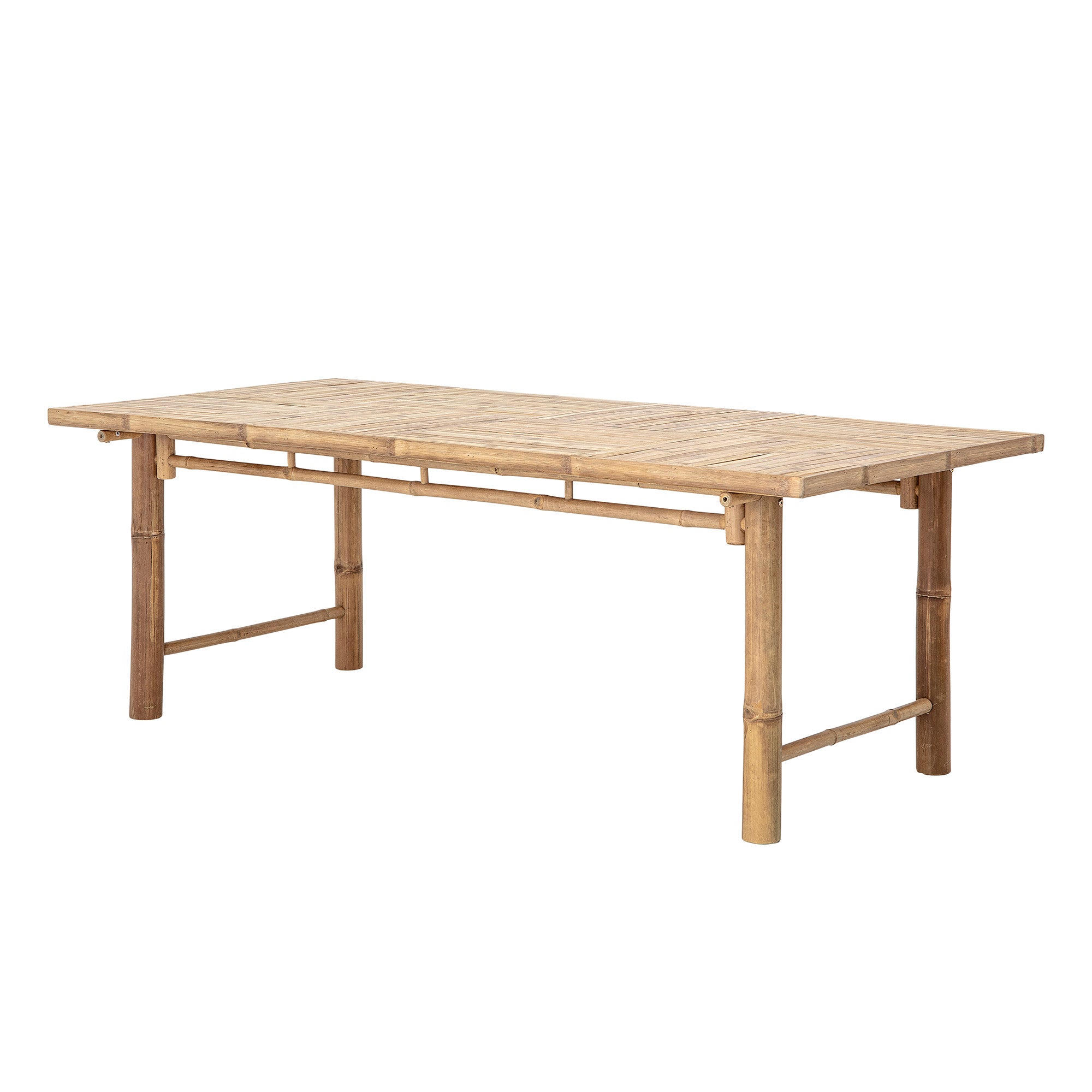Bambus spisebord 200 cm natur terrasse bord