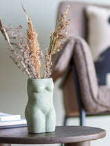 Emeli Deko Vase fra Bloomingville i grøn terrakotta – figur af kvindekroppen (82049565)