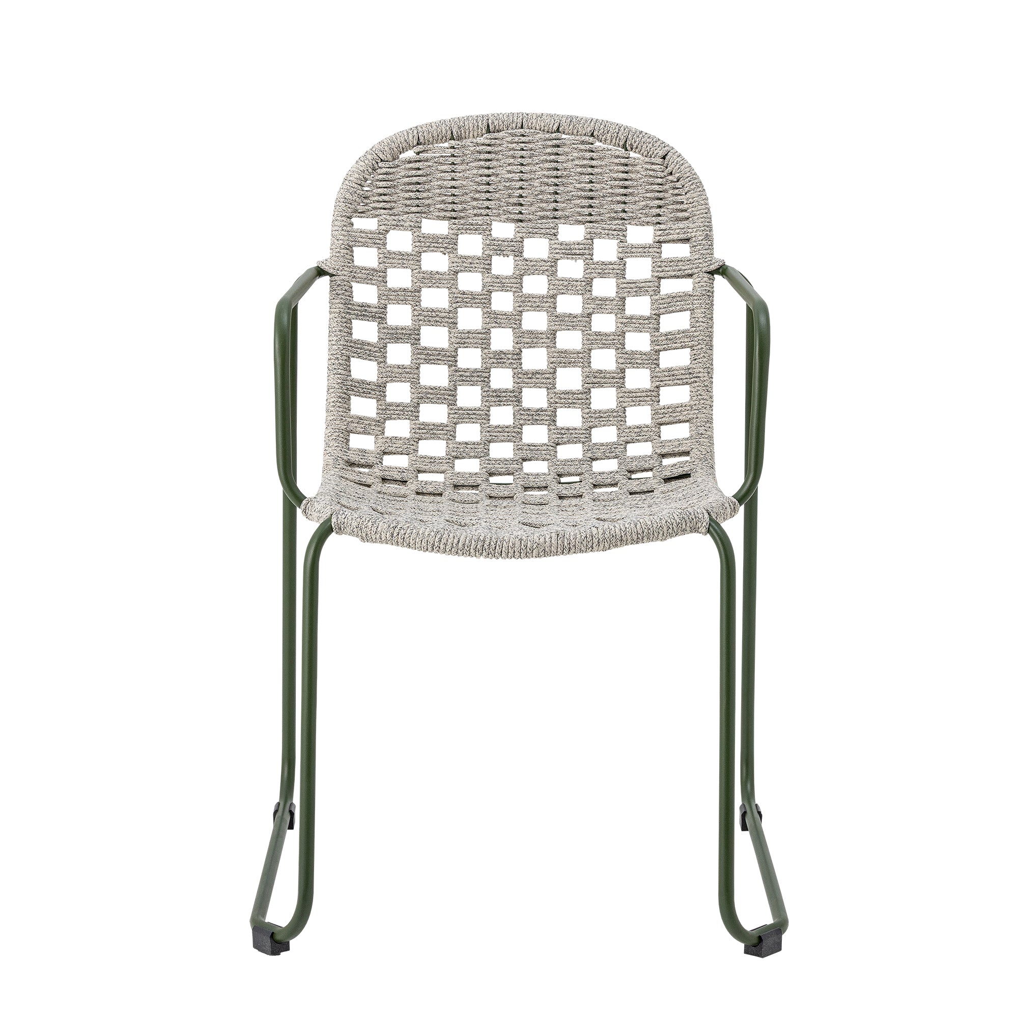 Bloomingville Calana spisebordsstol i grøn med metalstel – 56×82×61 cm