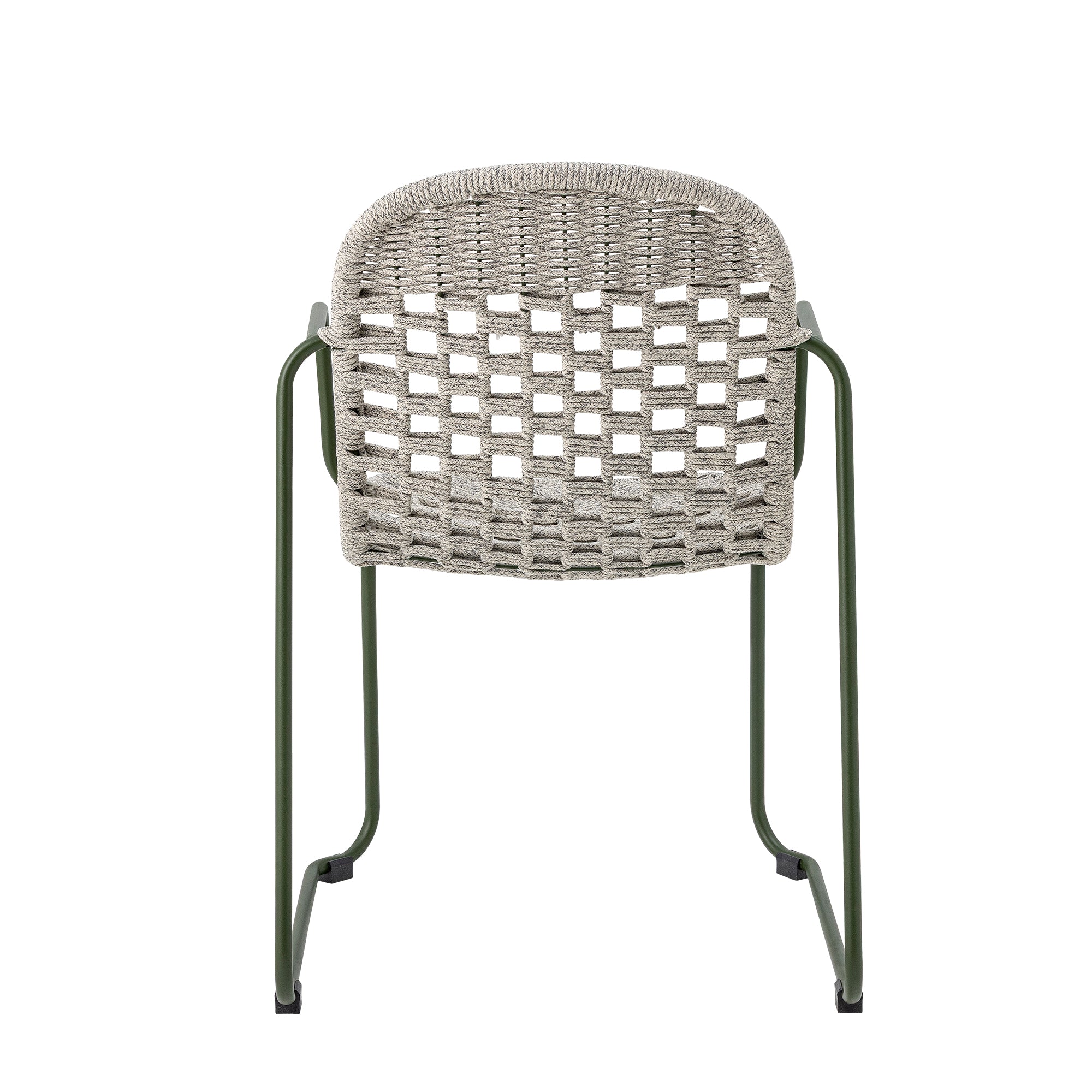 Bloomingville Calana spisebordsstol i grøn med metalstel – 56×82×61 cm
