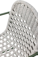 Bloomingville Calana spisebordsstol i grøn med metalstel – 56×82×61 cm