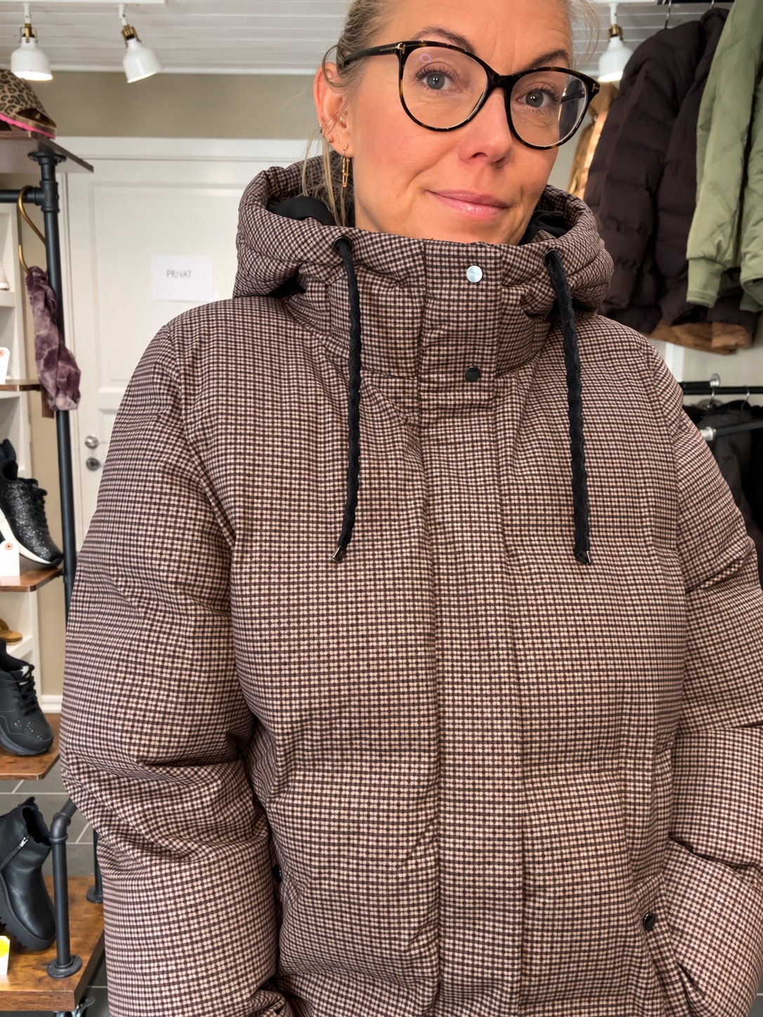 Street One Long Padded JKT 202279 – Auburn Brown