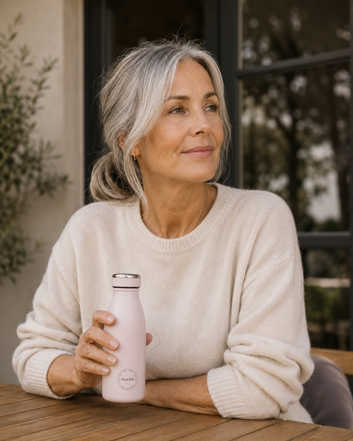 AYA&IDA termoflaske 350 ml i Soft Rose