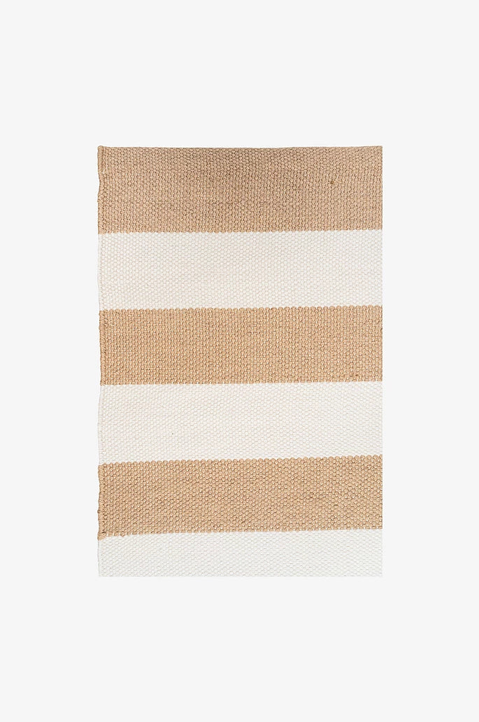 Pina tæppe 140x200 cm i beige/off white fra House Nordic i genanvendt plast