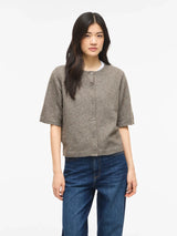 VILA VILIGA Falcon Melange cardigan med rund hals
