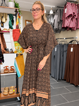 Cofur Lombok Dress S27 – sort småmønstret