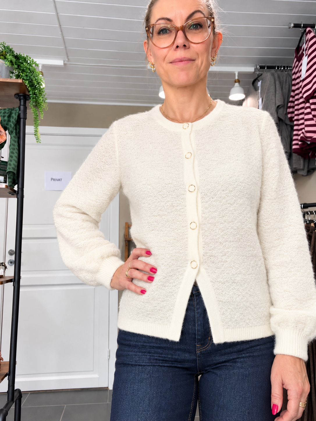 VILA VIPIGGA Cardigan 14116498 Birch