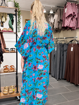 Cofur Lombok Dress S27 – dyb turkis blomstret