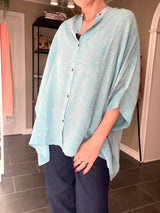 Boheme bluse i vintage silke fra Cofur