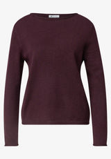 Street One U-Boat Sweater Rustic Rouge til dame