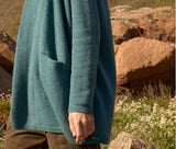 Mitty Emerald cardigan i kraftig merinould fra Mansted