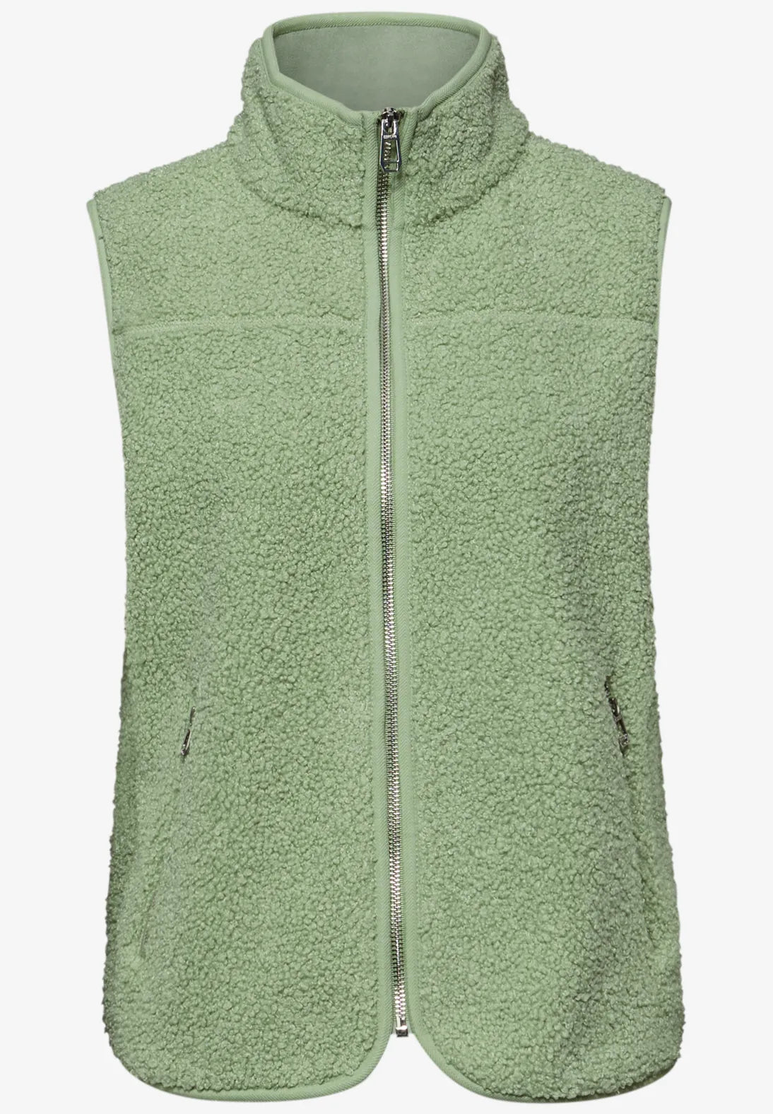 Teddy vest i Bright Pistachio fra Street One