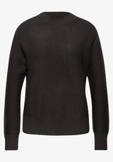 Street One 303555 seamless structure sweater i Darkest Brown med turtleneck