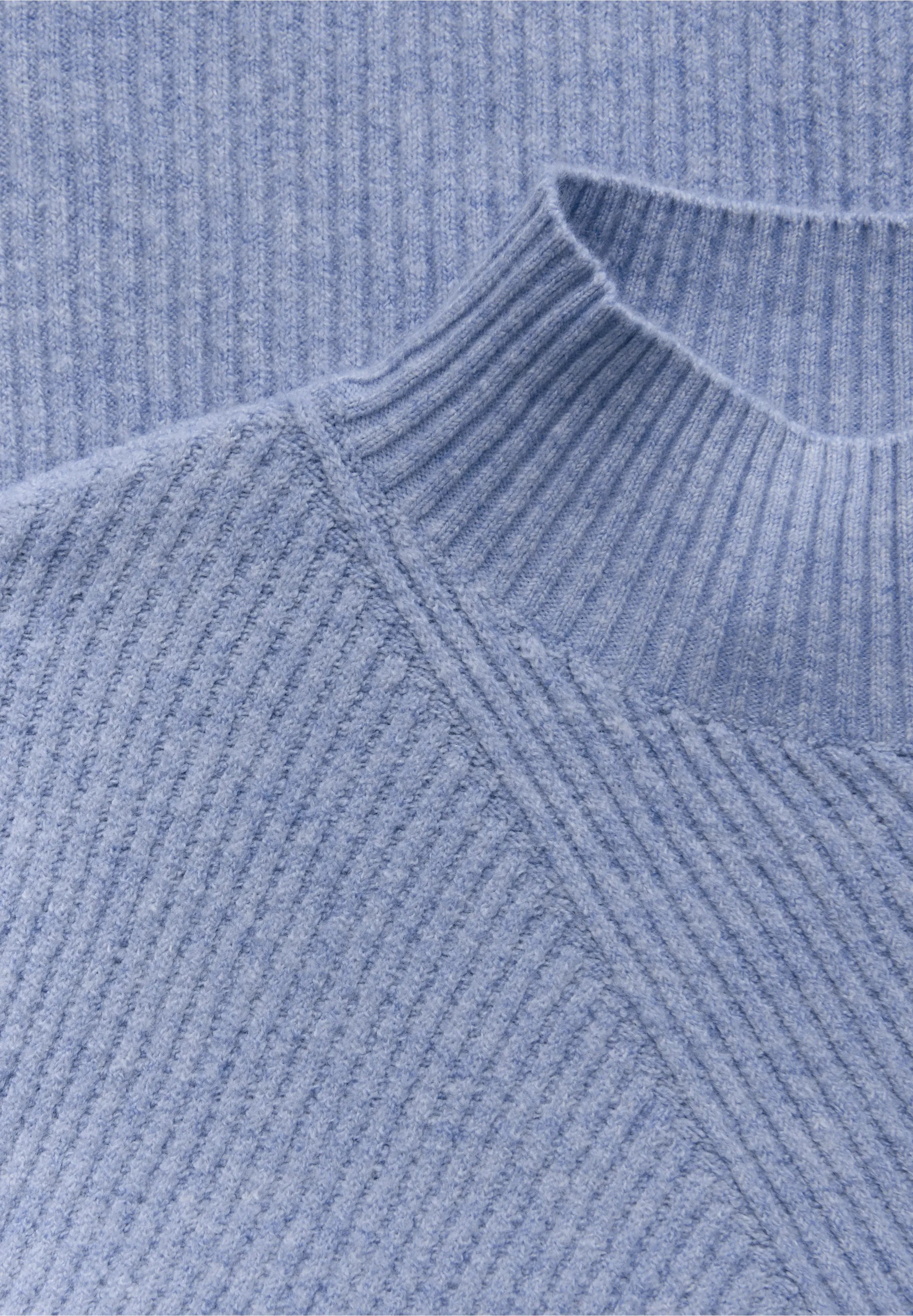 Cosy Structure Sweater fra Street One i blød bomuldsblanding med stretch