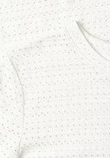 Feminin t-shirt med blonde look off white Street One dame