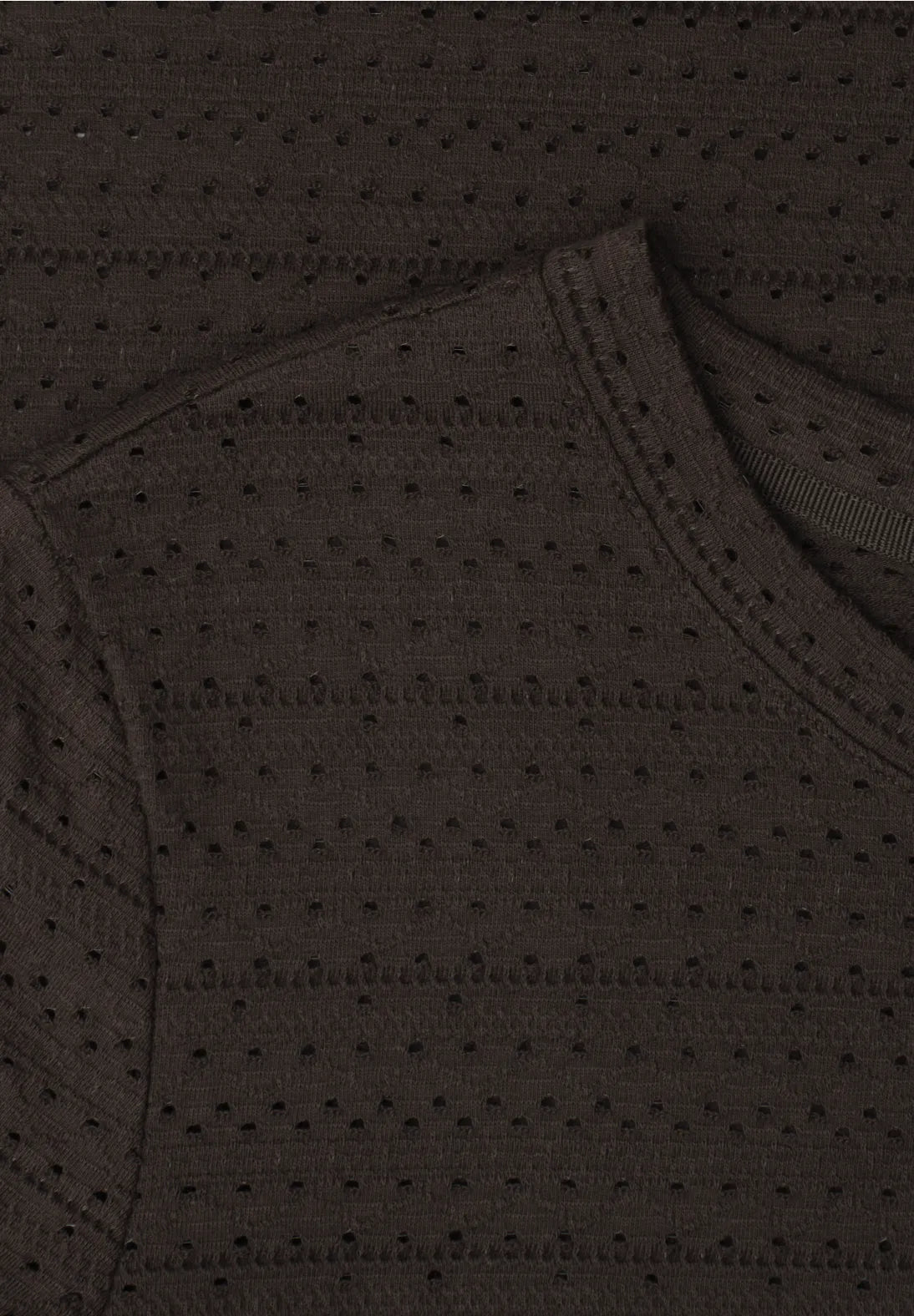 Feminin t-shirt med blonde look espresso brown Street One dame