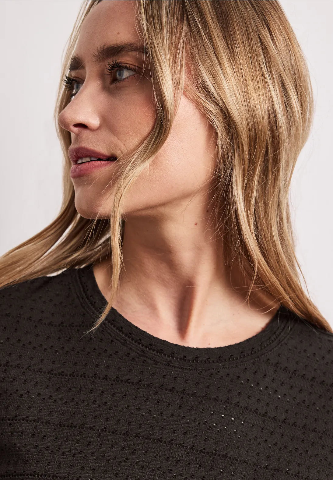 Street One t-shirt espresso brown casual sommer top dame