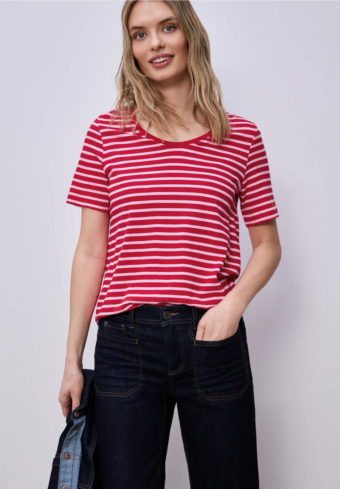 Street One Gerda t-shirt salsa red