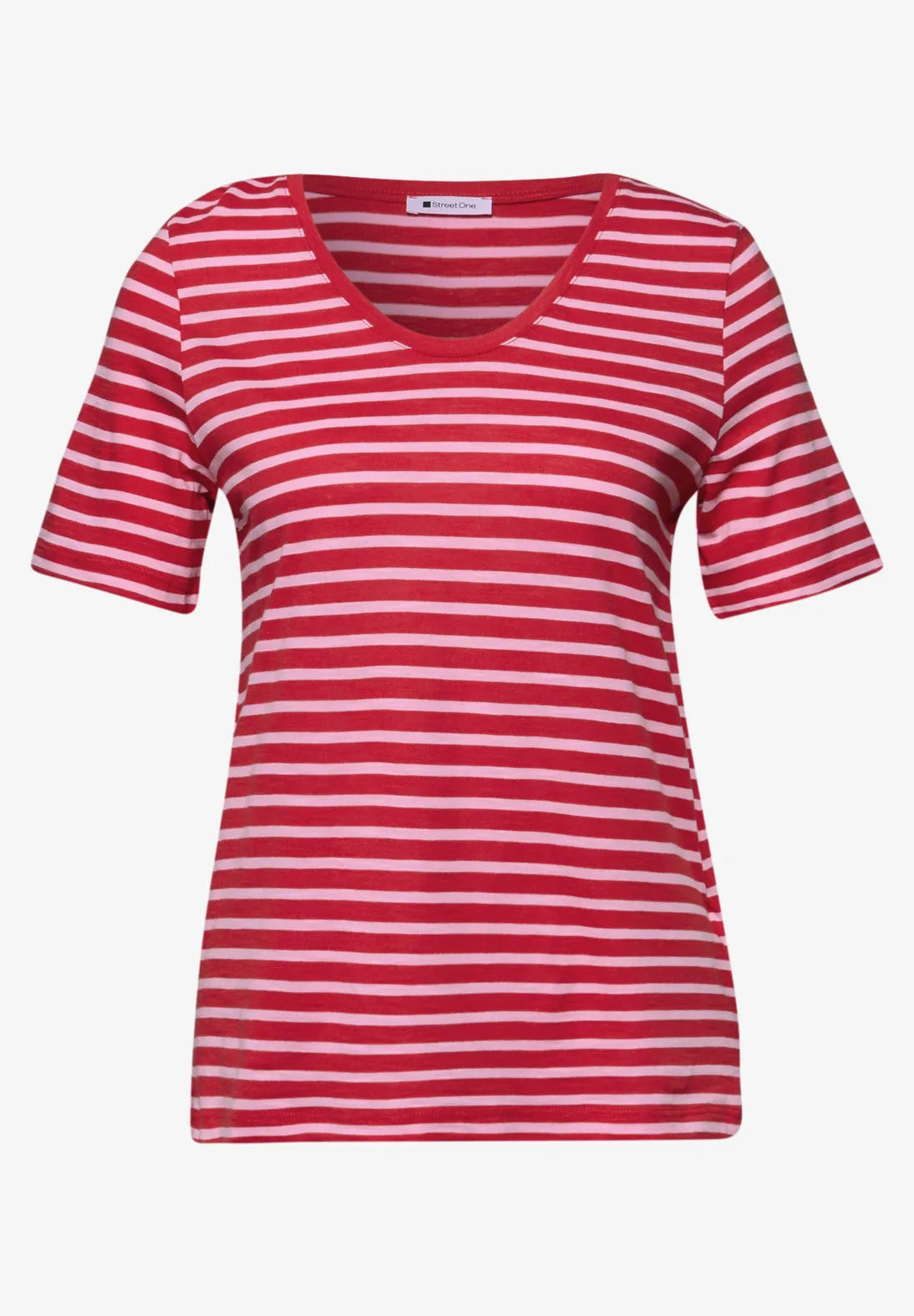 Street One jersey t-shirt i bomuld og modal