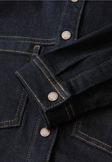 Street One Style Blouse 346057 – denimskjorte i rinse blue washed med sideslidser
