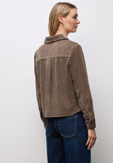 Street One Corduroy Shirtcollar Blouse (346059) – Silk Brown