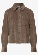 Street One Corduroy Shirtcollar Blouse (346059) – Silk Brown