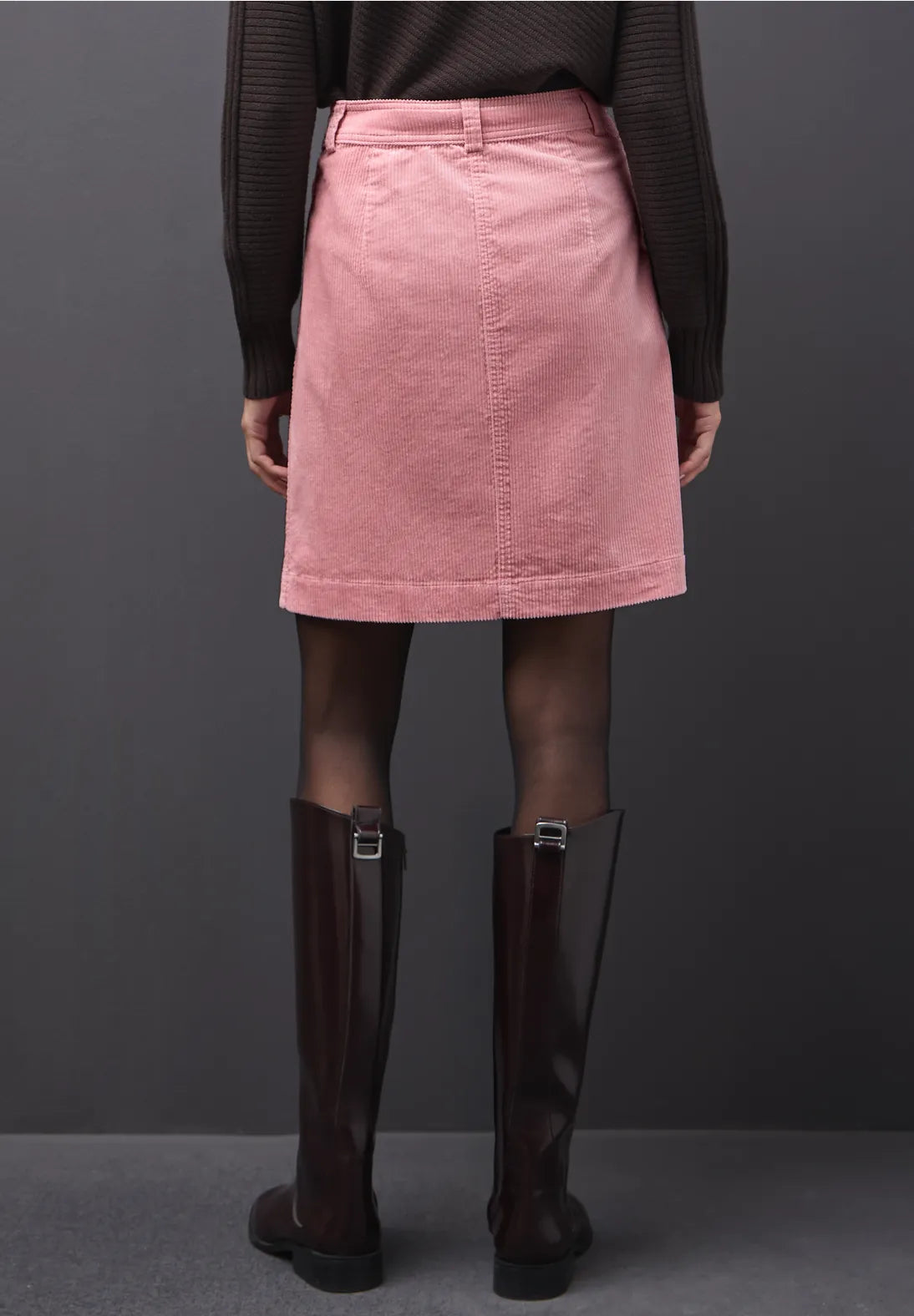 Street One cordnederdel – Powder Pink (361833) med gennemgående knapper