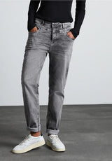 Street One Mom Casual HW Jeans 377778 i grå denim