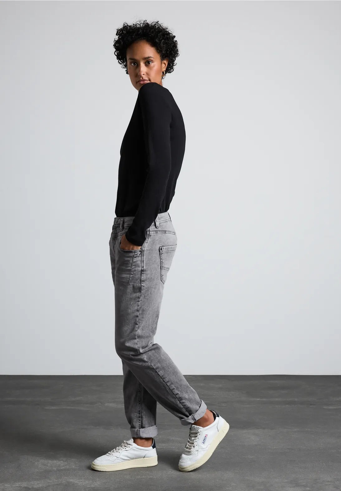 Street One Mom Casual jeans med Slim Leg