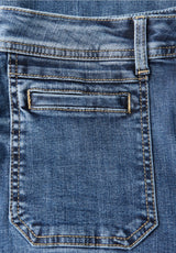 Street One Bootcut HW Jeans 379750 i Medium Blue, høj talje og bootcut