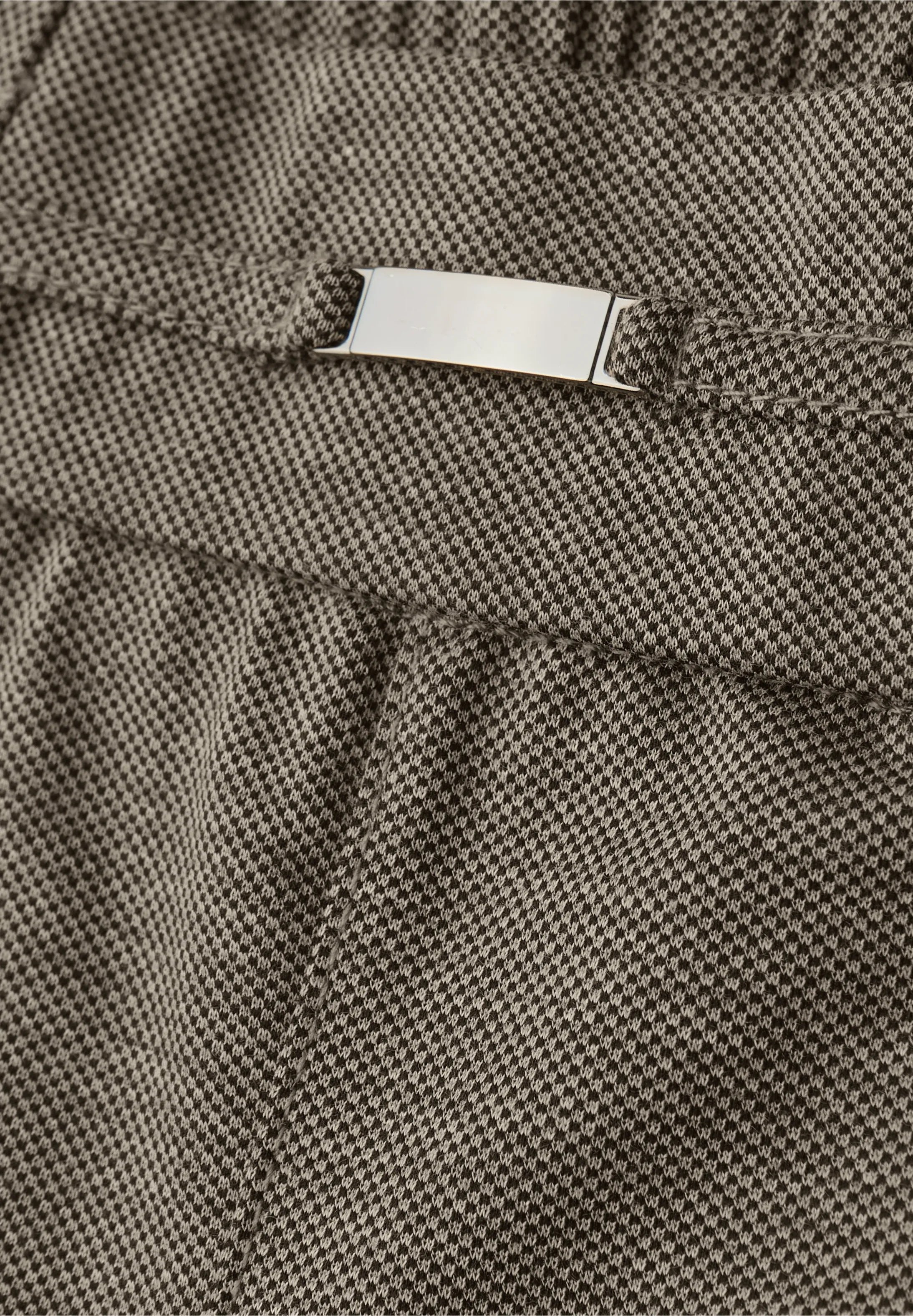 Street One Bonny Buckle Piquee bukser – Darkest Brown (379784)