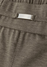 Street One Bonny Buckle Piquee bukser – Darkest Brown (379784)