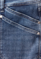 Street One denim 380150 med elastik i taljen