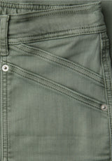 Street One Charlie cargo jeans i sage green med loose fit