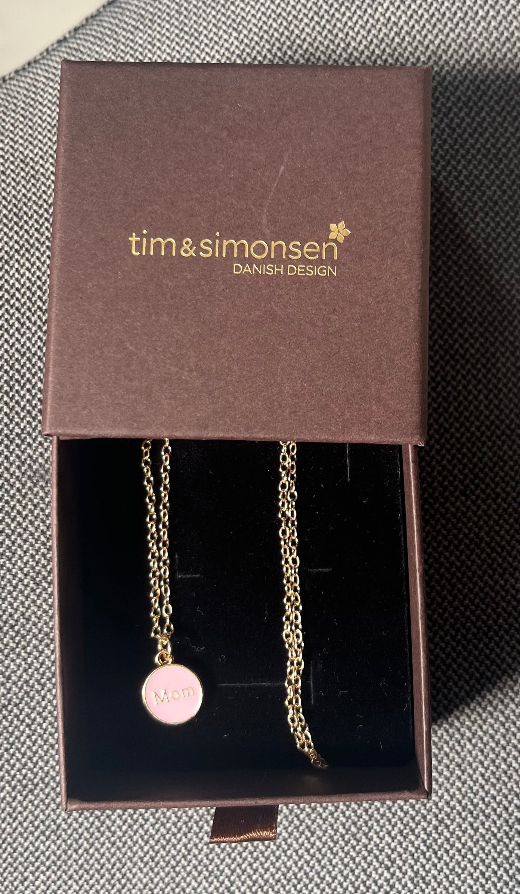Mom Necklace Color – Halskæde – 18K Guldbelagt – Gold-rose – Tim & Simonsen