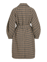 VIHUNTY frakke fra VILA Coffee Bean Birch Black Beauty