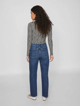 VIKELLY Kelly fit jeans – høj talje og lige ben, ryg