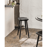 House Doctor Skammel / Barstol – Sort Mangotræ 39 × 33 × 66 cm