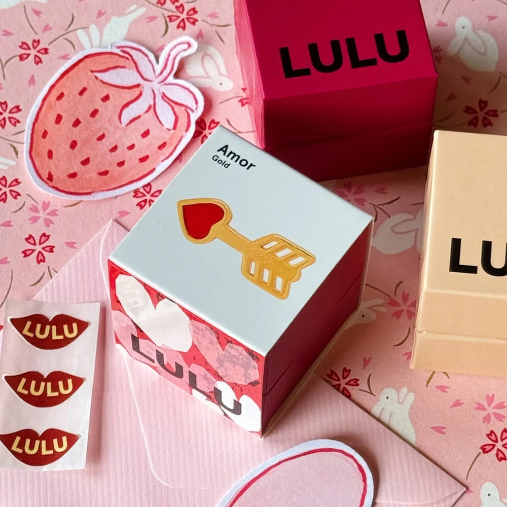 Amor ørering forgyldt fra LULU Copenhagen