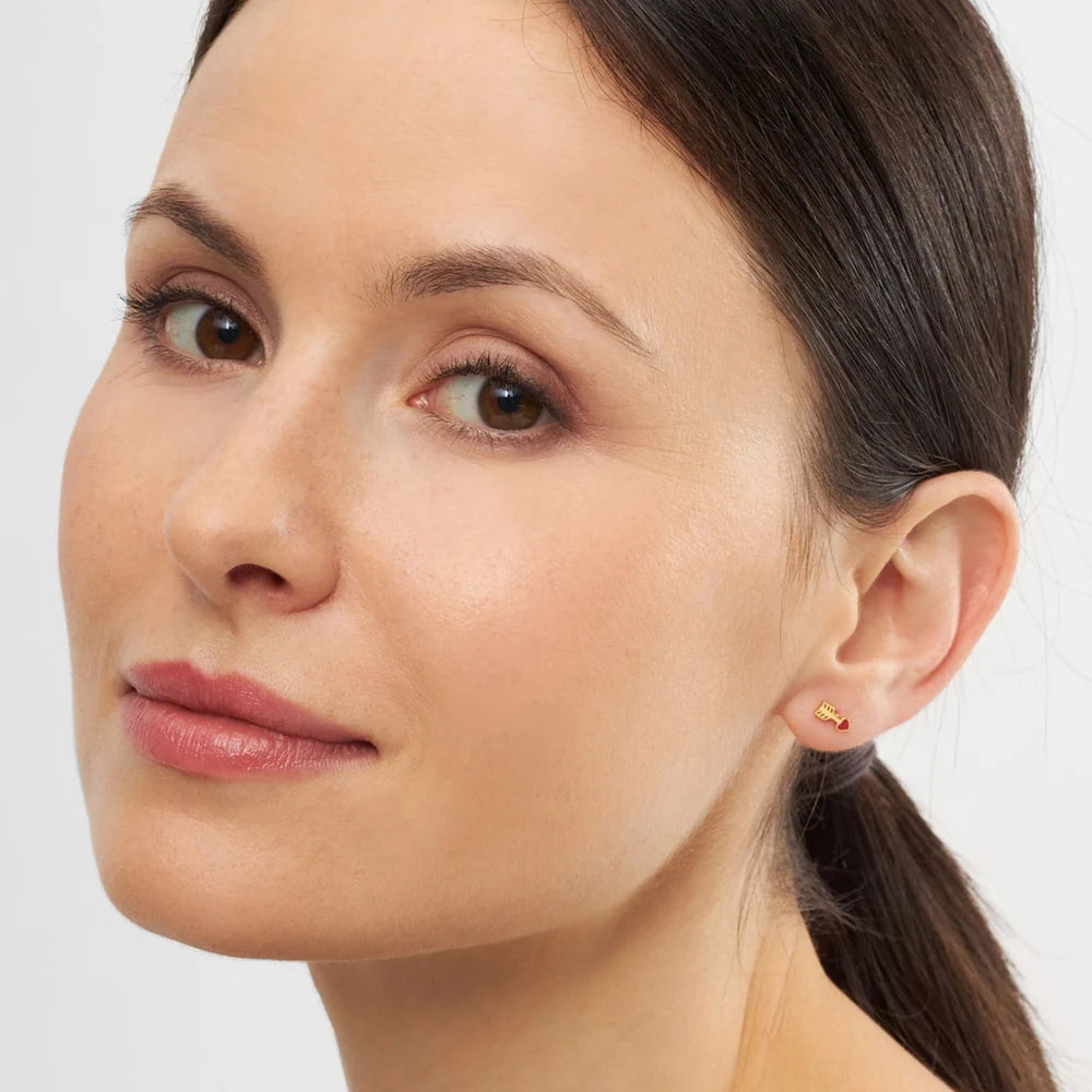 Amor ørering forgyldt fra LULU Copenhagen