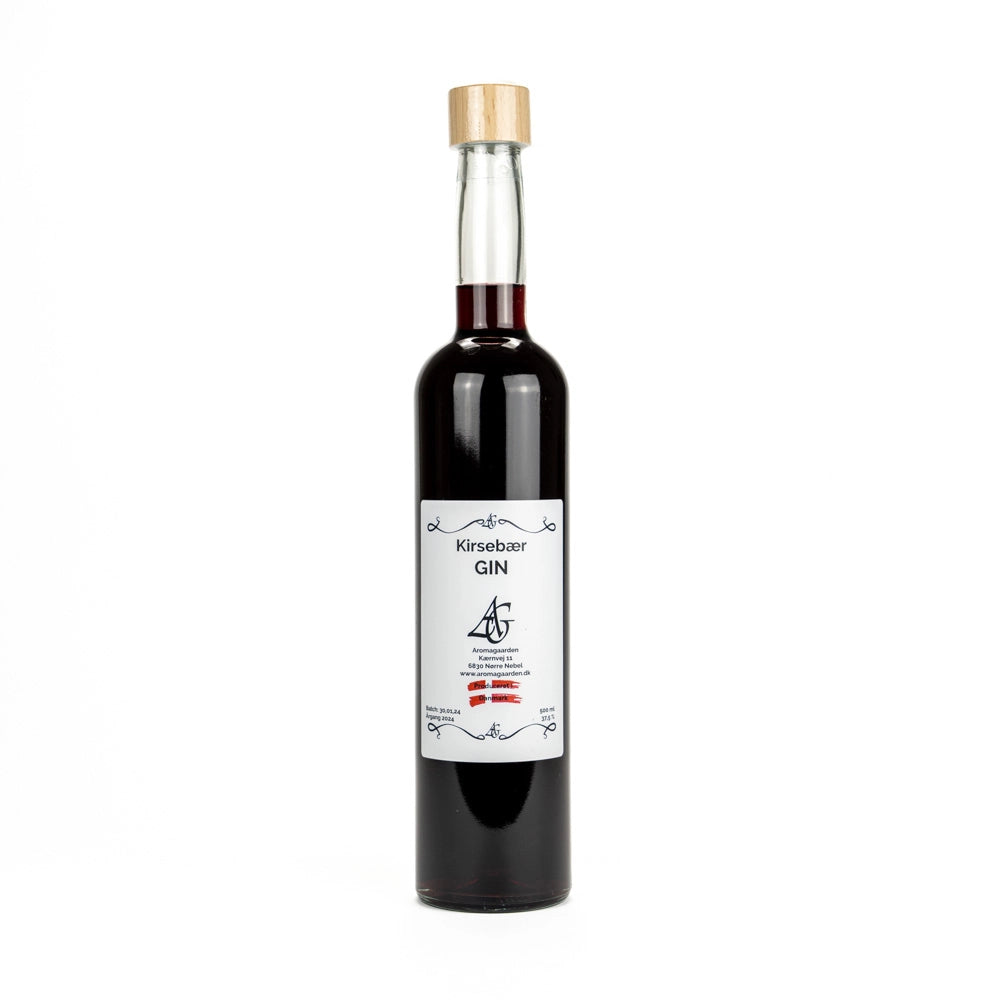 Aromagaardens gin med kirsebær 500 ml flaske