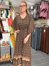 Cofur Lombok Dress S27 – sort småmønstret